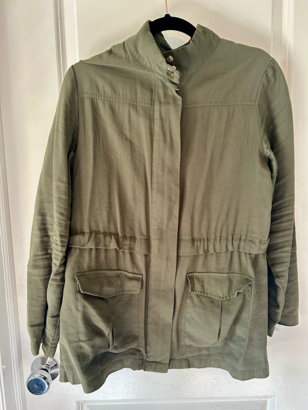 a new day Olive Utility Jacket with Flap Pockets